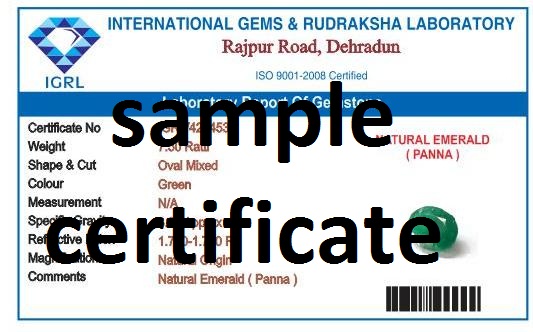 Mansha Puran Emerald Panna Energized Gemstone Panchadhatu Natural AAA Quality - Image 2