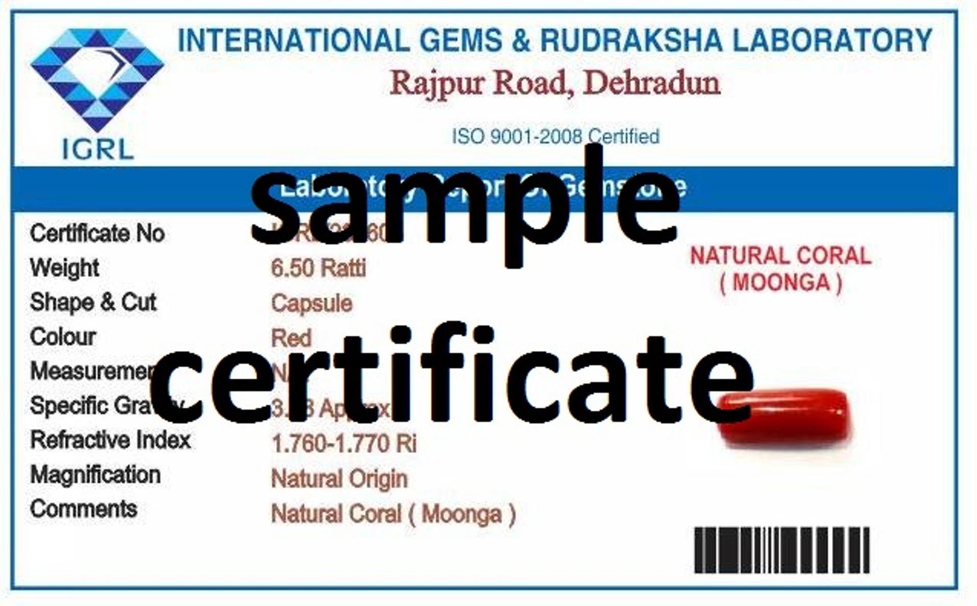 Mansha Puran Quality Italian Red Coral Red Munga Energized Gemstone Natural AAA Quality - Image 2