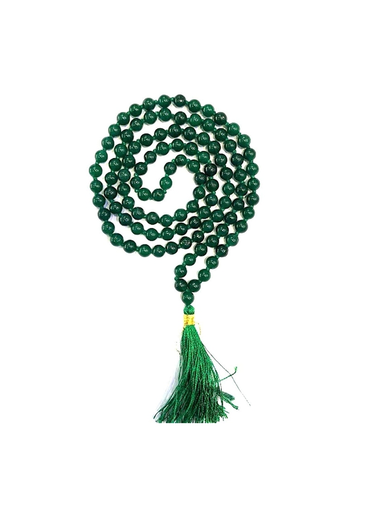 Green Agate Mala