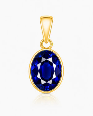 Blue Sapphire ( Neelam ) Pendant