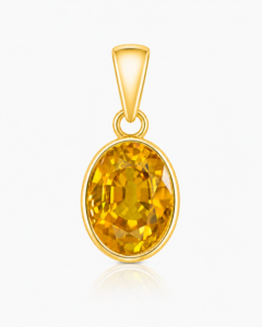YELLOW SAPPHIRE PENDANT
