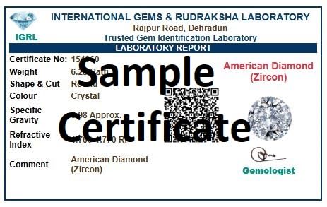 Oval American Diamond Energized Panchdhatu ring for men and women - Image 2