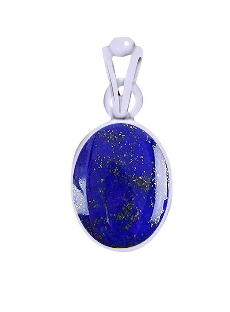 Divya Shakti Lapis Lazuli Lajward Energized Gemstone Panchadhatu Pendant Natural AAA Quality