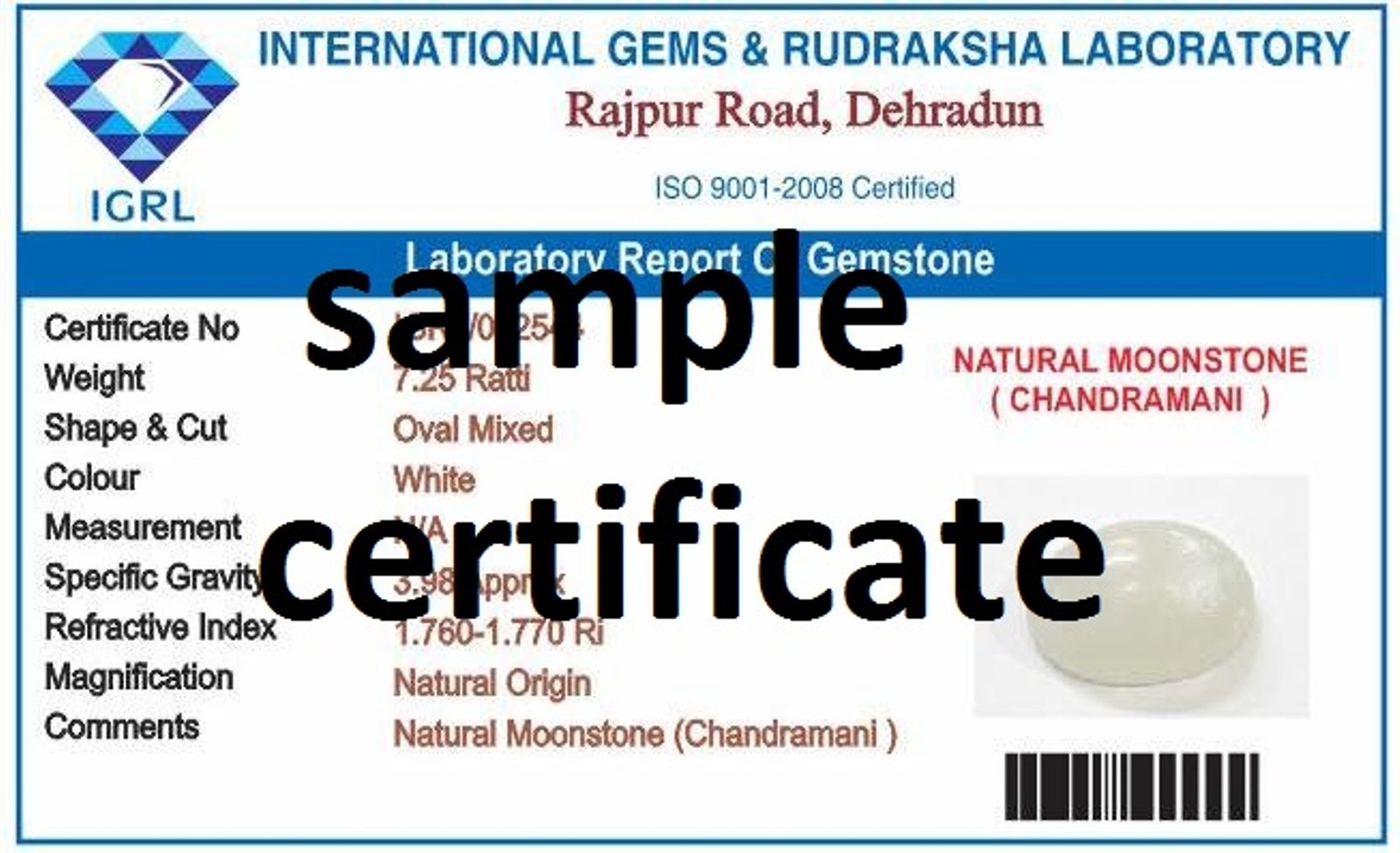 Divya Shakti Moonstone Chandramani Energized Gemstone Silver Pendant Natural AAA Quality - Image 2